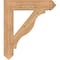 Ekena Millwork Funston Arts & Crafts Smooth Bracket, Western Red Cedar, 5 1/2"W x 30"D x 34"H BKT06X30X34FST03SWR - alternate 4